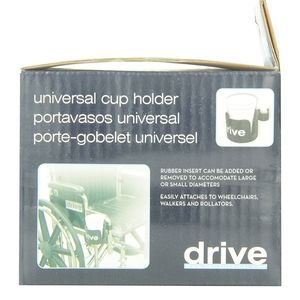 Drive Medical Universal Cup Holder, Black